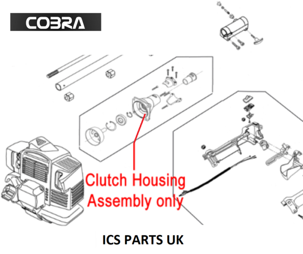 Cobra Clutch Drum Housing Assembly GC260.3-44310 BC270K LRH26C LRH270K MT270K