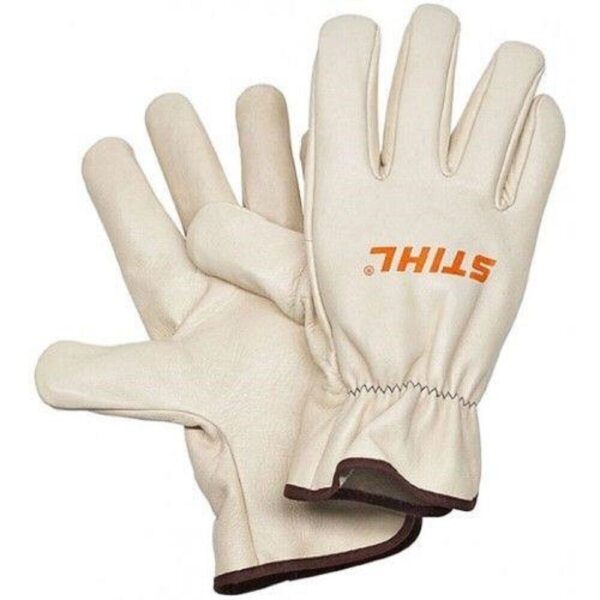 Stihl Cream Dynamic Duro Leather Work Gloves Medium – 0088 611 1309 EN388 EN420