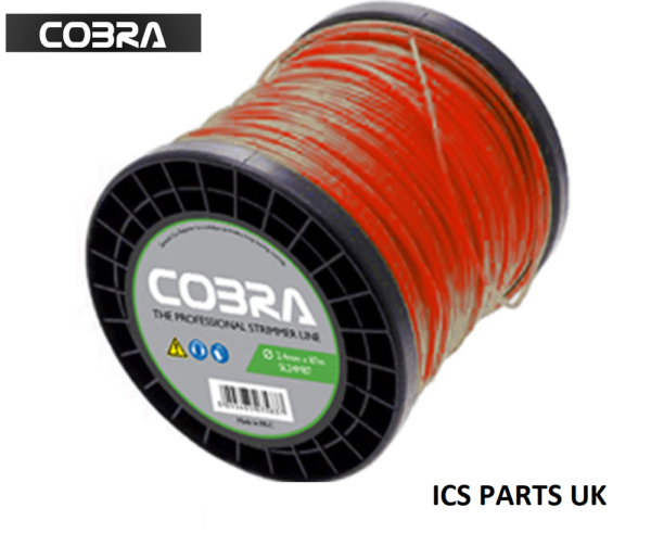 Cobra 2.4mm High Quality Nylon Trimmer Line 262m Length Strimmer Wire SL24M262