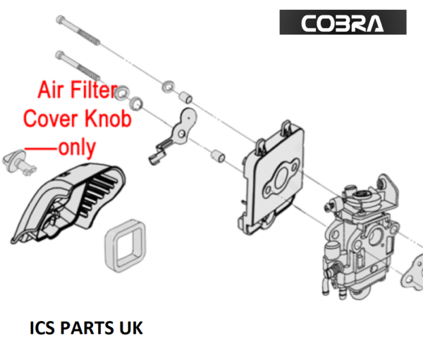 Genuine Cobra Air Filter Cover Knob GC260.3B-16426 BC260C GT260C LRH26C MT250C