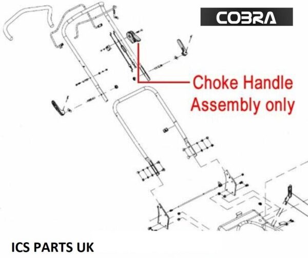 Genuine Cobra Choke Handle Assembly 29100100402 RM46B RM46SPB