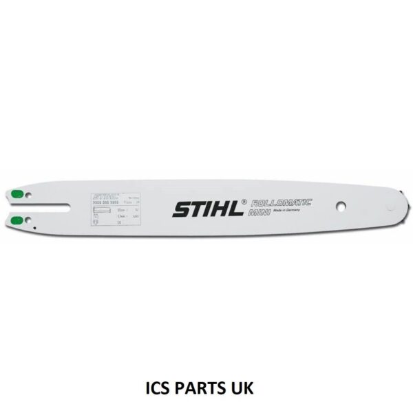 Genuine Stihl 3005 008 3909 14″ Rollomatic E-Light Chainsaw Bar – Silver