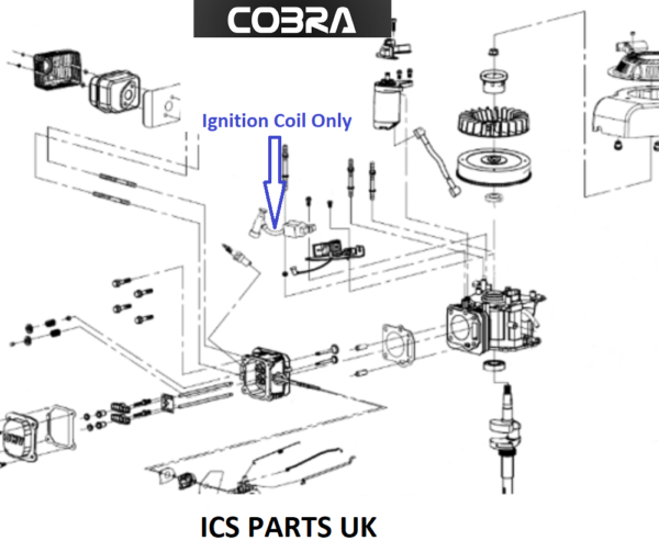 Cobra DG450 DG450ES Engine Ignition Coil 23062000201 MX46SPCE RM46C RM46SPCE