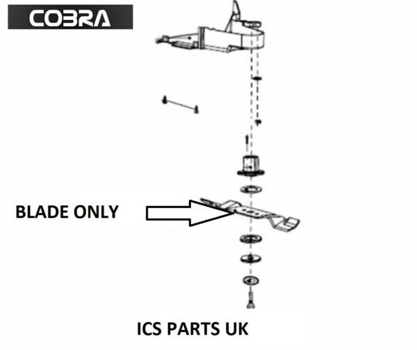 Genuine Cobra MX514SPB Lawnmower Blade 26300248902 Genuine Parts