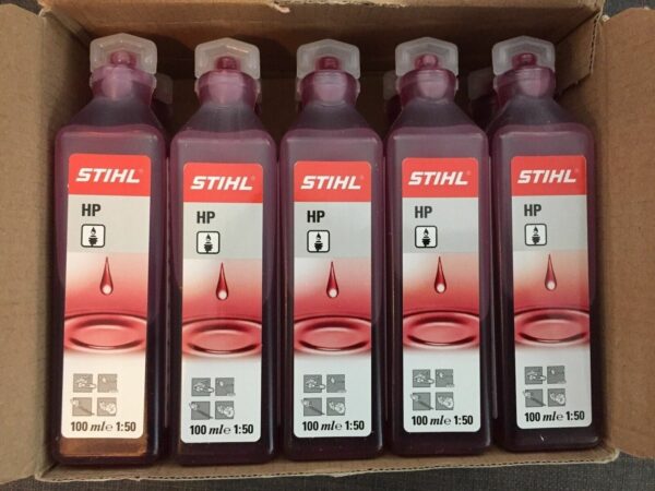 5 x Stihl One Shot Mineral HP 2 Stroke Oil 100ml 50:1 Two Stroke Oil Fuel New