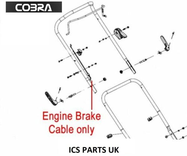 Cobra OPC Engine Brake Cable 29100117401 Flameout Cord RM46C RM46SPC RM46SPH