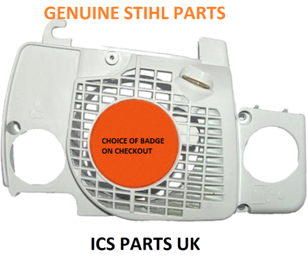 Genuine Stihl Chainsaw Fan Housing 1130 080 1800 for MS170 MS180 017 018 + BADGE