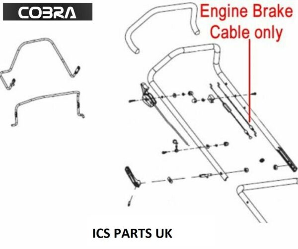 Cobra OPC Engine Brake Cable 29100124801 Flameout Cord M51SPB RM46B RM46SPB