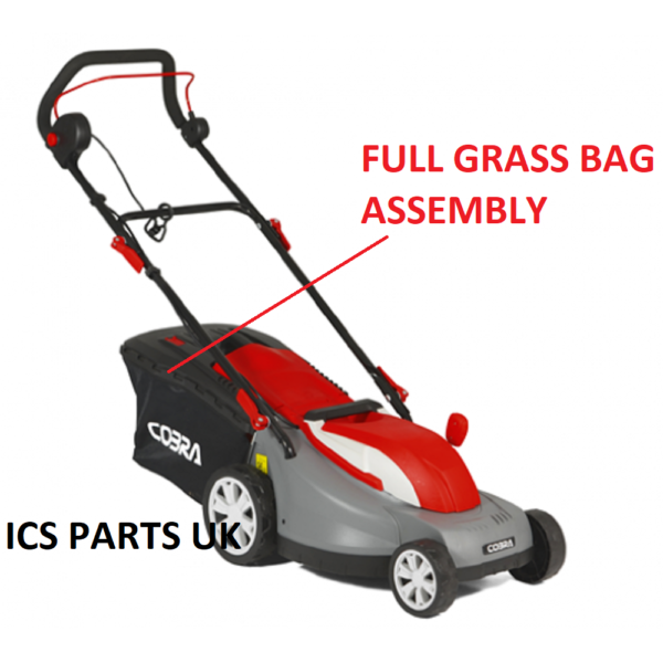 GENUINE COBRA GRASS BAG FULL ASSEMBLY FOR THE GTRM40 LAWNMOWER COSLM40K.0.2