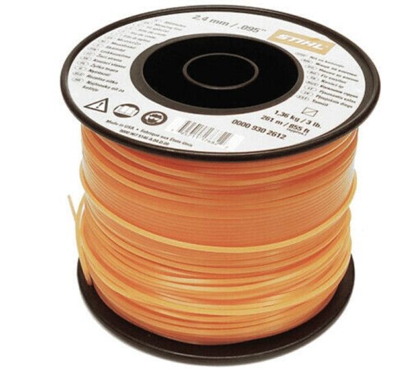 Stihl 2.4mm Square Orange Nylon Line Cord x 253m Strimmer 0000 930 2612