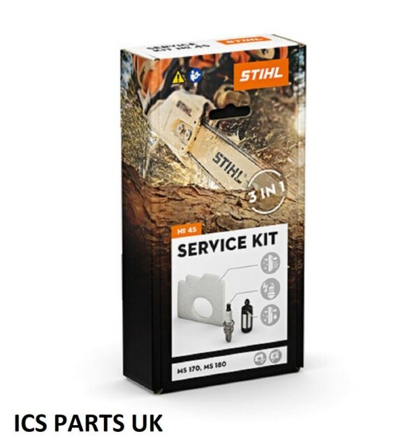 Stihl Service Kit 45 for MS 170 and MS 180 (2-MIX, post 2015) VERSIONS ONLY