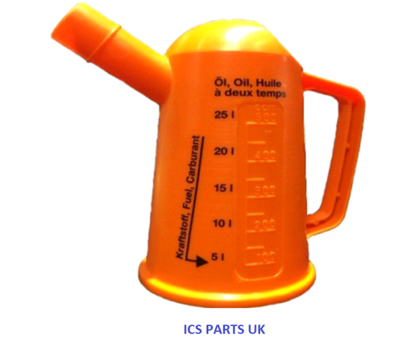 Stihl Orange Measuring Jug 2 Stroke Fuel 25 Litre Mix 0000 881 0182 500ml 16cm