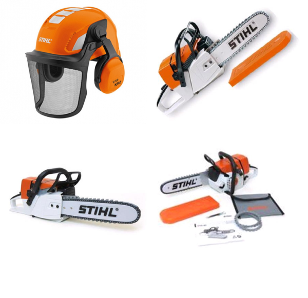 NEW STIHL Wild Kids Toy Helmet + Chainsaw Pack Official STIHL Products