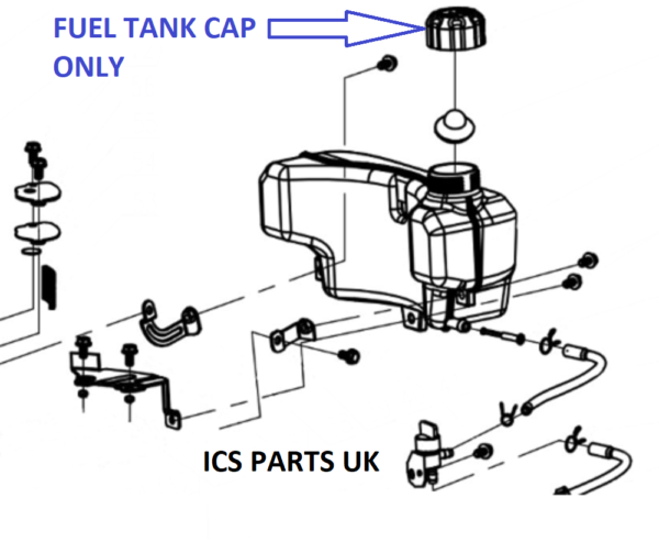 Cobra DG600 Engine Fuel Tank Cap 25100128103 for RM514SPC M51SPC