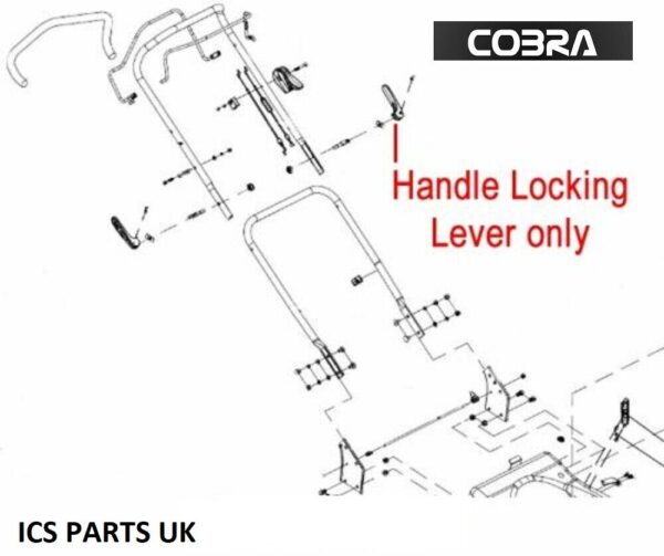 Cobra Locking Handle Lever 25236401501 M51SPH MX46SPCE MX51SPH RM40 RM46